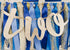 2nd PapaKit Birthday Boy High Chair Decorations - Blue & Gold Ribbon Garland, "TWO" Banner, Toddler Crown, Bow Tie
