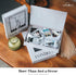 ULIFEECO Set 3 Fake Books for Decoration - of Decorative Books for Home Decor (London/Paris/New York), Faux Books