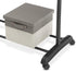 Whitmor Adjustable Rolling Garment Rack, Black and Chrome, 18.5" D x 33" W x 66" H
