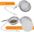 U.S. Kitchen Supply 2 Premium Stainless Steel Tea Ball Strainer Infusers, 2.1" Size, Extra Fine Mesh
