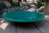 SE 14 Inch Gold Panning Pan, Single Green with Three Riffles for Prospecting
