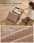 12.2 16.1 12.2 Inches, 286 lb, ULSF094K01 SONGMICS Small Folding Storage Ottoman, Foot Rest Stool, x x Ottoman