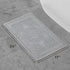 Jean Pierre New York Cotton StoneWash Medallion Bath Rug, 17x24 in., Gray