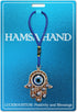 Hamsa Hand Amulet Pendant w/Crystal Rhinestones, Blue, White & Black Evil Eye Car Hanging Ornament