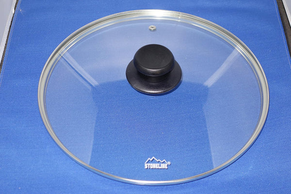 Germany Stoneline 28cm (11.2 inch) Deluxe Temper Proof Glass Lid, Fits Other Brands