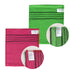 HMI 8 pcs Asian Exfoliating Bath Washcloth - Red & Green