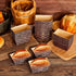 Tessco 60 Pieces Mini Disposable Paper Loaf Pans for Quick Bread, Microwave Oven Freezer Safe