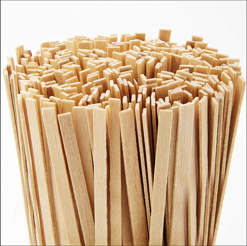Biodegradable 5.5in Wood Coffee Stirrer, 1000pk Bulk Birch Wooden Beverage Stirring Stick for Tea & Cream