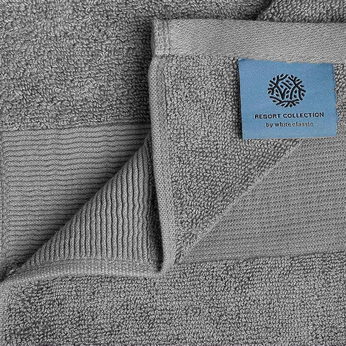 Set 2 2 4 [8 Resort Collection Soft Bath Towel | Luxury Hotel Plush & Absorbent Cotton | Bath Towels, Hand Towels