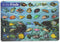Painless Learning 12 x 17 1/2 inches Saltwater Fish Placemat