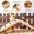 Chick Supplies, Chick Perch & Chicken Roost, Chick Stand Training Perches, Roosting, Wooden Chick Ramp Trainer, Chick