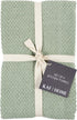 Set 4, KAF Home Deluxe Popcorn Terry Kitchen Towels, Cotton Kitchen Dish Towels, of French Green