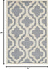 2' 3' CAM132D SAFAVIEH Cambridge Collection x Silver / Ivory Handmade Moroccan Premium Wool Accent Rug
