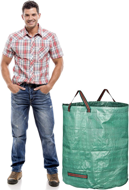 3-Pack 72 (H30, D26 inches) GardenMate Gallons Reusable Garden Waste Bags - Yard Waste Bags