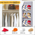 SLEEPING LAMB Narrow Door Hat Organizer, Baseball Cap Rack for Closet/Wall, Holds 40 Hats