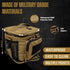 Tactical Lunch Box by HighSpeedDaddy for Men & Women - Military Grade Insulated Lunch Bag - 11”x 9”x 8” (15L)