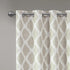 Sun Smart Blakesly Blackout Curtains, 50" x 84", Ikat Print, Thermal Insulated Light Blocking Drape