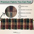 Park Designs Farmhouse Kitchen Valances, Plaid Pine Cone, 72"x14" | Fall Decor Window Curtain