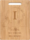 Bamboo Carved Cutting Board Gift for Home Kitchen, Perfect for Housewarming and Wedding Gifts