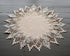 Lace Doily Round Table Topper Scarf Place Mat (16 inch) – Neutral Earth Tones Doily