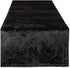DII Velvet Collection Table Runner, 14x108, Black