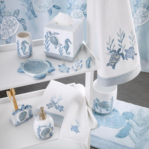 Avanti Linens Tumbler, Guest Bathroom Essentials, Modern Home Decor (Caicos Collection)