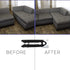 Steel Non-Slip Sectional Connectors for Sliding Sofas - Adjustable Clips to Keep Couch Together (4 Pack)