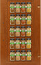 Simple Houseware Spice Gripper Clips Strips Cabinet Holder - 4 Strips, Holds 20 Jars, White