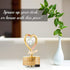 24K Matashi Gift for Her Gold Plated Music Box Plays Amazing Grace Elegant Home Decor Showpiece for Mom, Wife, Grandma