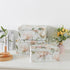 Set of 3 Soul & Lane Decorative Cardboard Storage Boxes - Peonies Paradise, Floral Nesting Boxes with Lids
