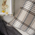 YOUR SMILE Set of 2 Retro Farmhouse Decorative Throw Pillow Case, Buffalo Tartan Plaid, Brown, 20x20inch
