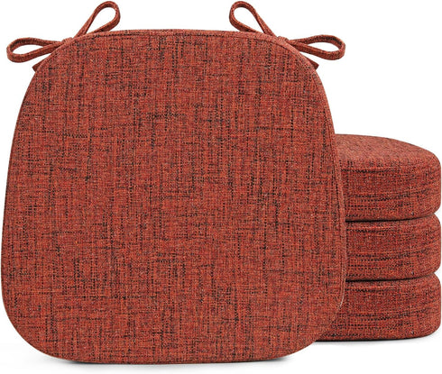 SINOSSO Thickened 2.5" Dining Chair Cushions, Soft Blended High Density Support Foam