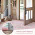5x7 Pink Area Rug Washable Rugs Floral Vintage Tumble Carpet for Living Room Bedroom Nursery Room Playroom Dining Room