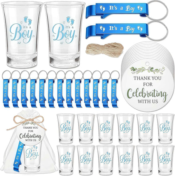 MEPIG 25 Set Baby Shower Favors for 25 Guests, It's a Boy Shot