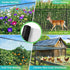 7.5 100 Netting for Chicken Coop, Chicken Netting for Hawks (Overhead), x ft HDPE Bird Netting, with Zip Ties