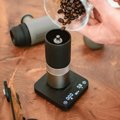 WACACO Exagram Pro Coffee Scale with Timer, Smart Espresso Scale with Carrying Box, Automatic Timing Rechargeable Mini