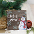 Sincere Surroundings Let It Snow 8 x 8 Decor