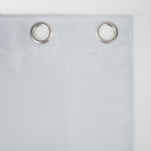 Sun Zero Easton Energy Saving Blackout Grommet Curtain Panel, 40" x 108", Oyster White