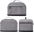 VOSDANS 4 Slice Toaster Cover, Gray, 2-in-1 Toaster Bag with Pockets, Machine Washable, Patent Design