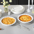 MALACASA 9 Inch Ceramic Pie Pan for Baking, 40 OZ Round Pie Dish, Non Stick Deep Dish for Quiche, Apple Pies