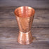 Copper Jigger, Double 1oz/2oz Measuring Jigger for Cocktail Mixing, Solid Hammered Copper to Prevent Tarnish
