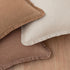 Chair,12x20 Inch Set 2,Brown Woaboy Decorative Linen Fringe Throw Pillow Covers Boho Farmhouse Soft Lumbar Cushion