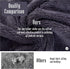 Sunny zzzZZ 24 Pack Reusable Kitchen Dishcloths - Super Absorbent Coral Fleece Cleaning Cloths, 10 x 20 Inch (Grey)