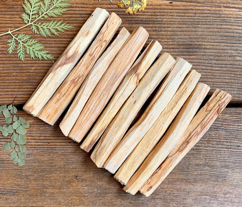 EarthWise Aromatics Palo Santo, 20 Sticks, 100% Natural, High Resin Content, Sustainably Harvested