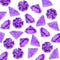 Super Z Outlet Acrylic Colorful Round Decorations - Table Scatter, Vase Fillers, Arts & Crafts, 36 Pieces (Purple)