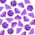 Super Z Outlet Acrylic Colorful Round Decorations - Table Scatter, Vase Fillers, Arts & Crafts, 36 Pieces (Purple)