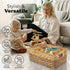 Large Woven Storage Baskets, Seagrass Baskets, Large Wicker Baskets for Storage, Large Storage Baskets