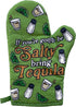 If You're Going to Be Salty Bring Tequila Oven Mitt, Funny Margarita Kitchen Glove, Cinco De Mayo Cool Liquor Novelty