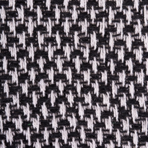 DII 100% Cotton Basket Weave Throw Blanket, 50 x 60, Indoor/Outdoor Use, Black