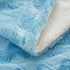 63x87 Inch, Cozy Tache Faux Fur Throw Blanket, Light Baby Blue Super Soft Twin Size Warm Oversized Fluffy Throw Blanket